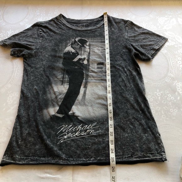Vintage Y2K Michael Jackson Black Graphic T-Shirt Women’s Size S Short Sleeves - Picture 9 of 14